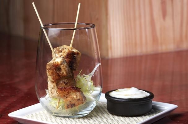 Greek Lemon Chicken Skewers