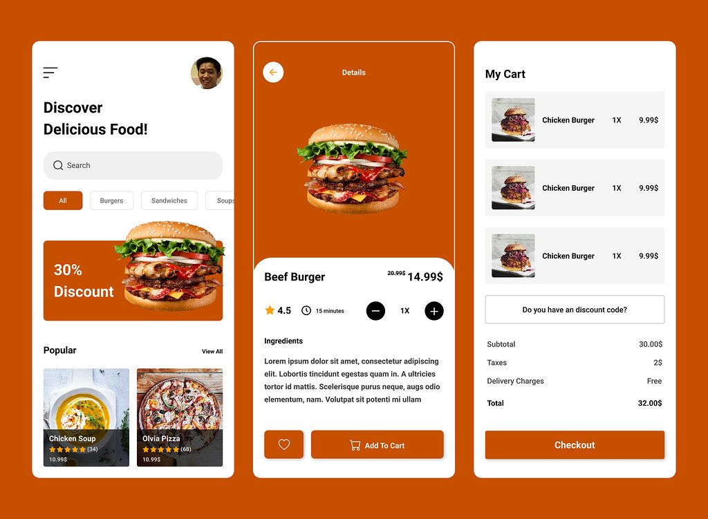 mobile app food ordering