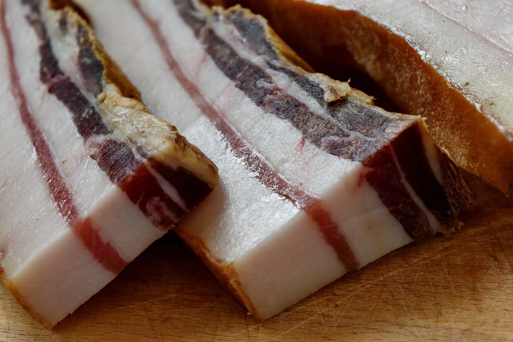 Salo cured pork fat