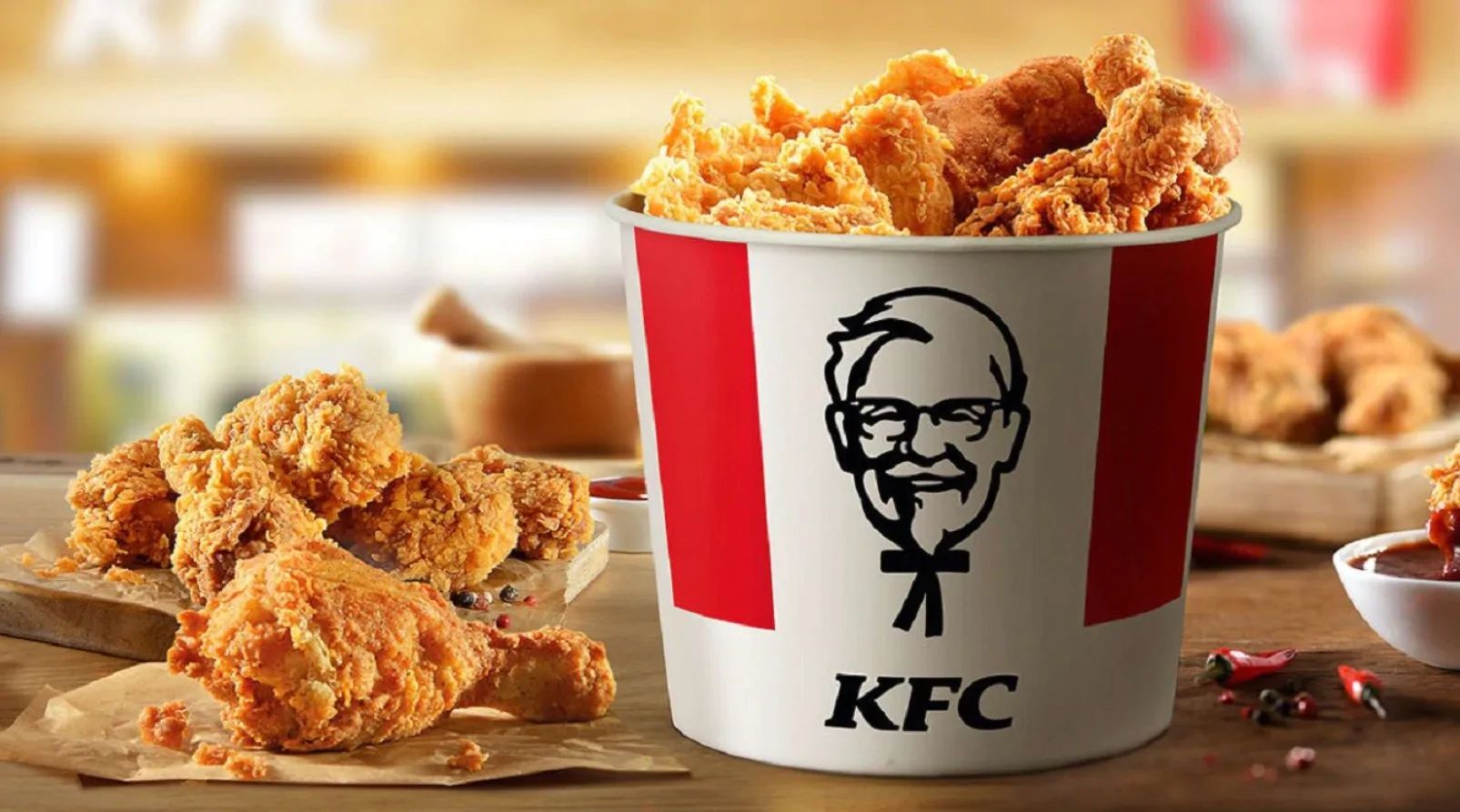 KFC mobile ordering and payment system