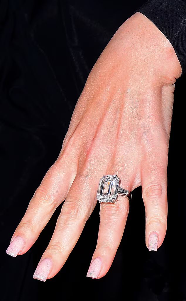 Mariah Carey’s 35-carat emerald-cut engagement ring