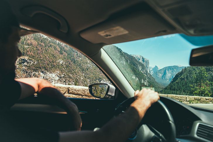 manually operating a car window
