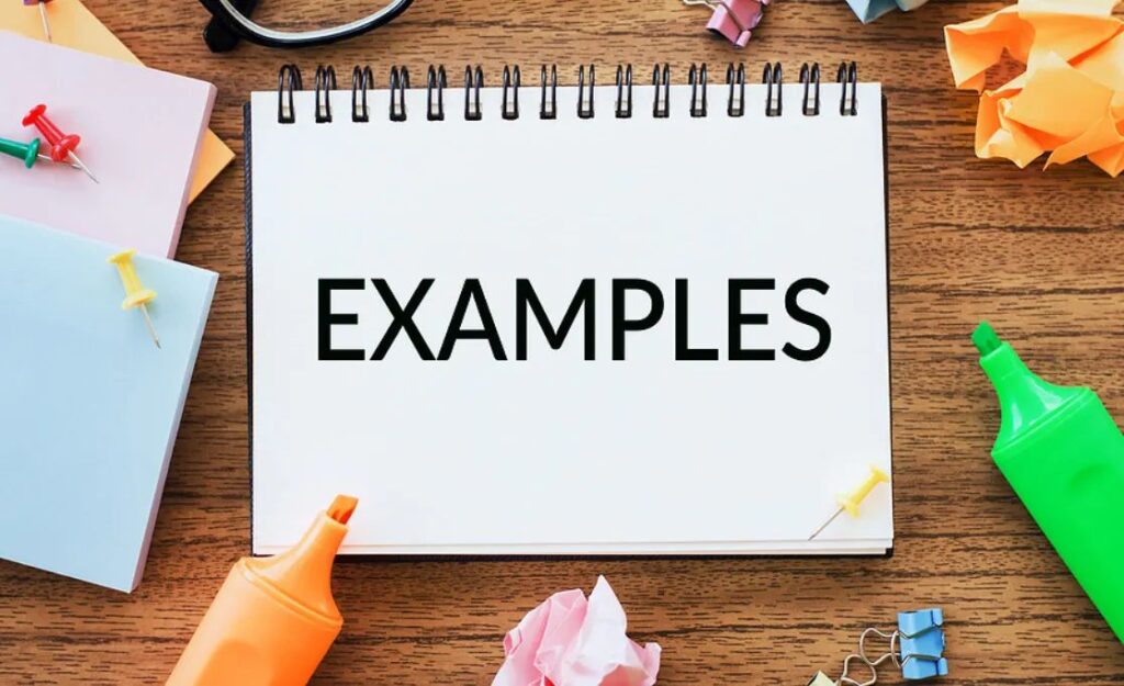 examples to the flock