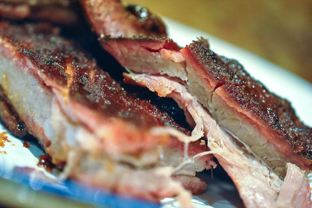 perfectly cooked ribs