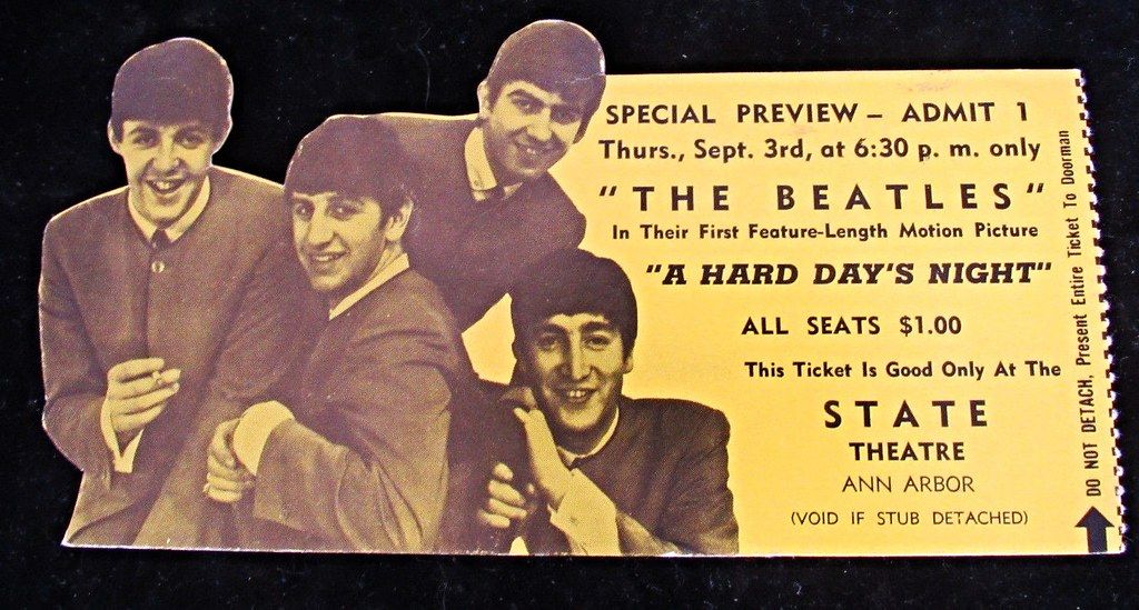 A Hard Day's Night Poster