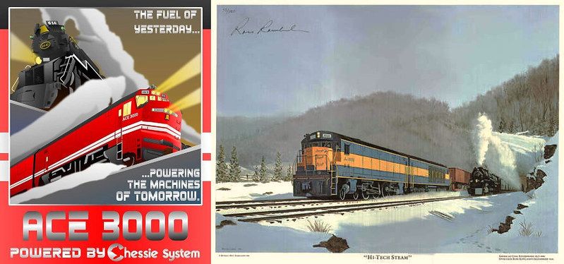 ACE 3000 high-tech steam locomotive