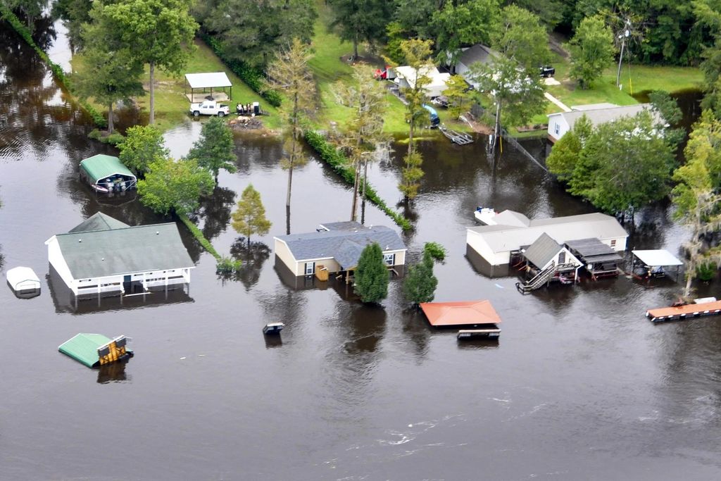 intense flooding