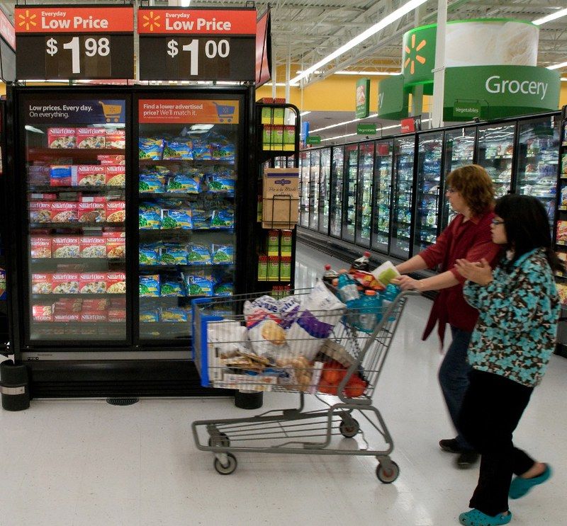 Walmart shoppers