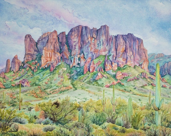 Arizona’s Superstition Mountains: See the Stunning Lush Greenery Transforming the Desert