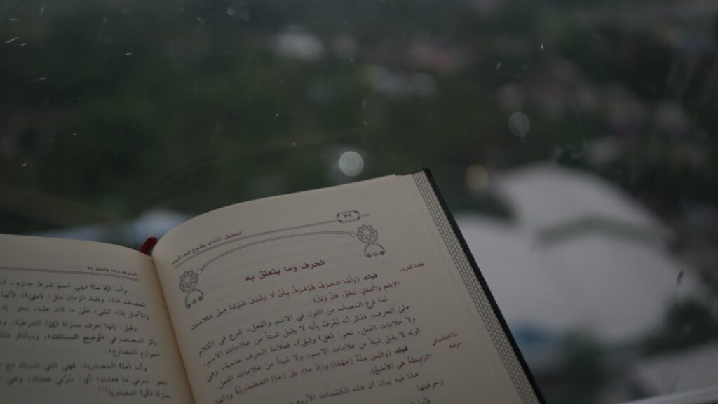 opened book