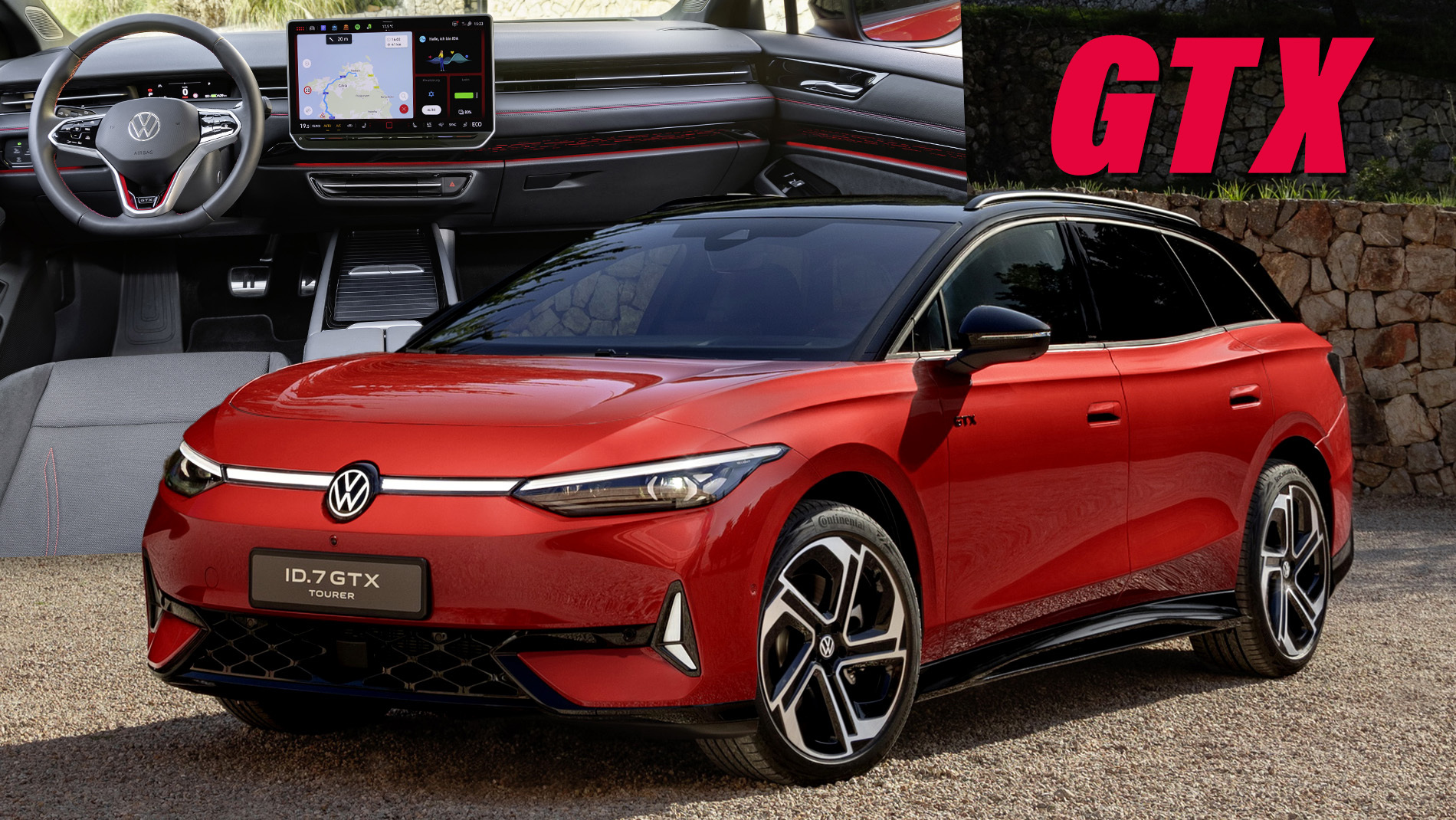 Volkswagen Unveils 335hp ID.7 GTX Tourer, Their Most Powerful Electric Wagon Yet