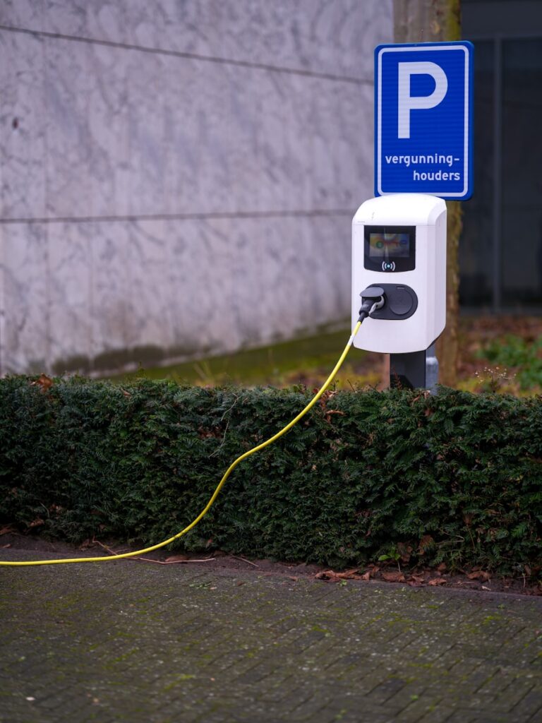 A parking meter on the side of the road