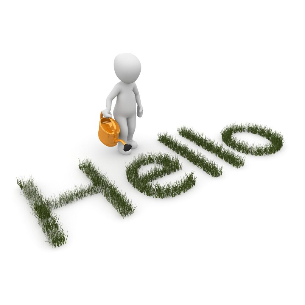 gardener, garden, nature, to water, hello, gardening, spring, bloom