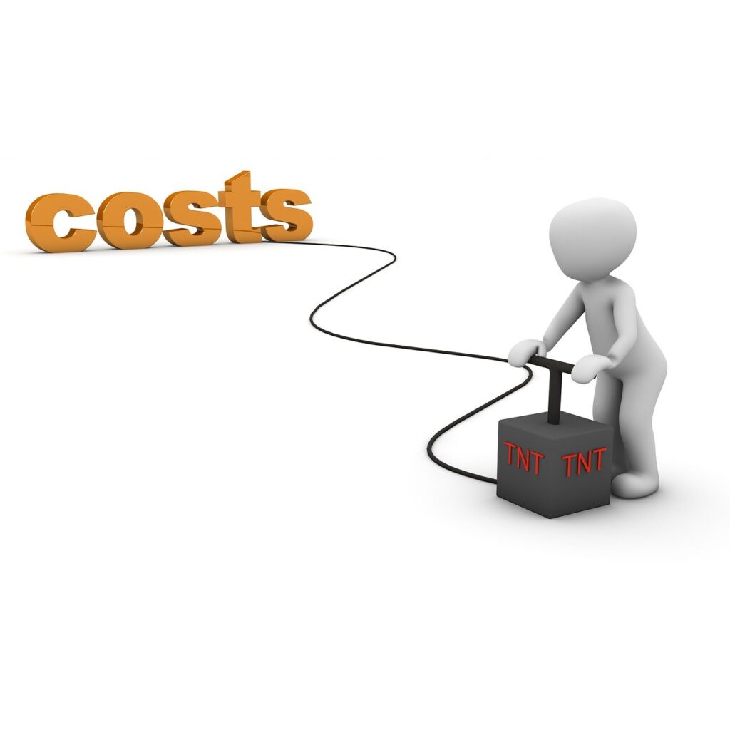 cost, slay, miscalculated, crush, suffocate, money, finance, business, cost, cost, cost, cost, cost