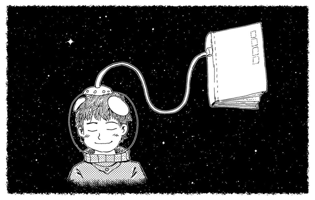 fantasy, dream, astronaut, night, fairy tale, cosmos, book, boy, read, stars, painting, cartoon, black and white, dream, dream, book, book, book, book, book, cartoon, cartoon, cartoon