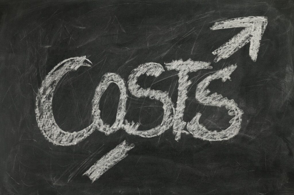 cost, board, finance, money, business, miscalculated, euro, dollar, trade, cost explosion, explosion, market, prices, market economy, writing, chalk, blackboard, write, slate, cost, cost, cost, cost, cost