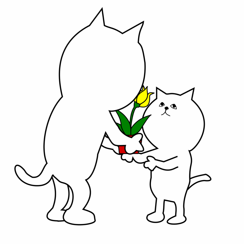 present, animal, pet, inheritance, parent child, cat, comic, family, trust