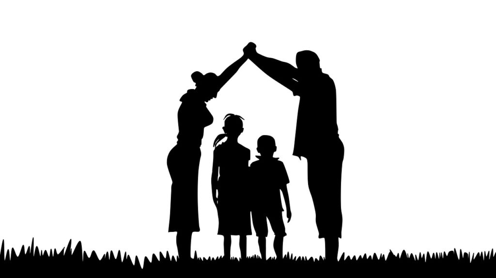 family, silhouette, prayer, christian family, family, family, family, family, family, prayer, prayer