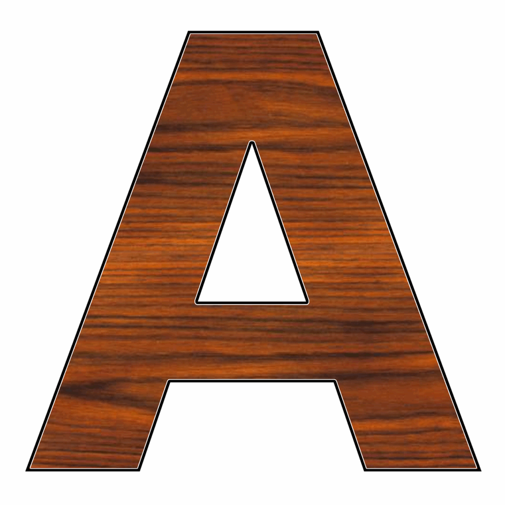 letter, wood, alphabet, graphic, a