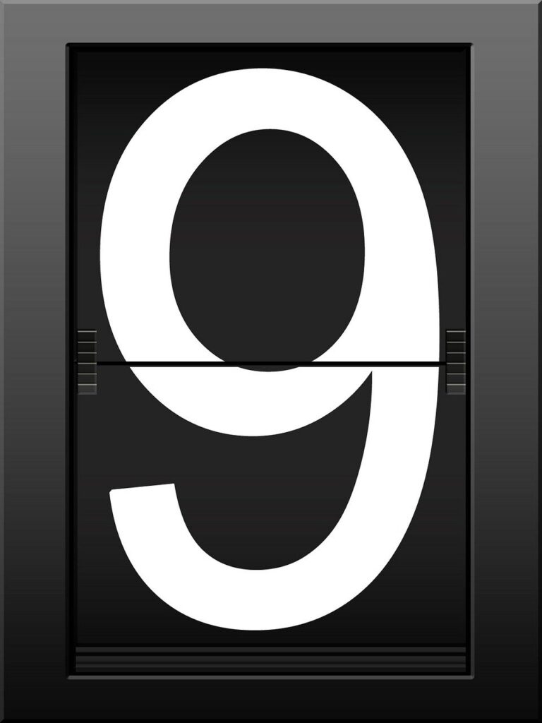 nine, timeline, display panel, number, digit, advertisement, airport, station