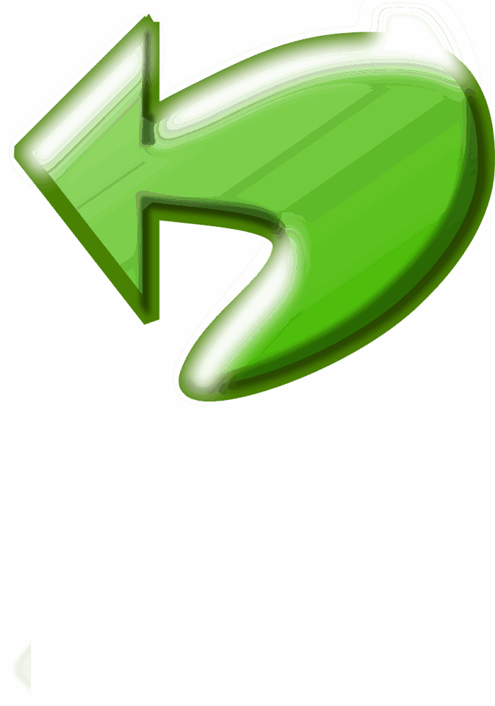 arrow, left, green, turn