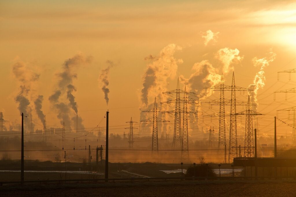industry, environmental pollution, smog, sunrise, air pollution, air, environmental protection, pollution, smoke, chimney, nature, steam, evening sky, poisonous, environment, power plant, industrial plant, exhaust, factory