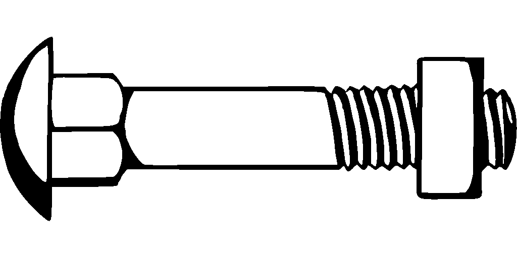 bolt, carriage bolt, fastener, fixing, thread, threaded