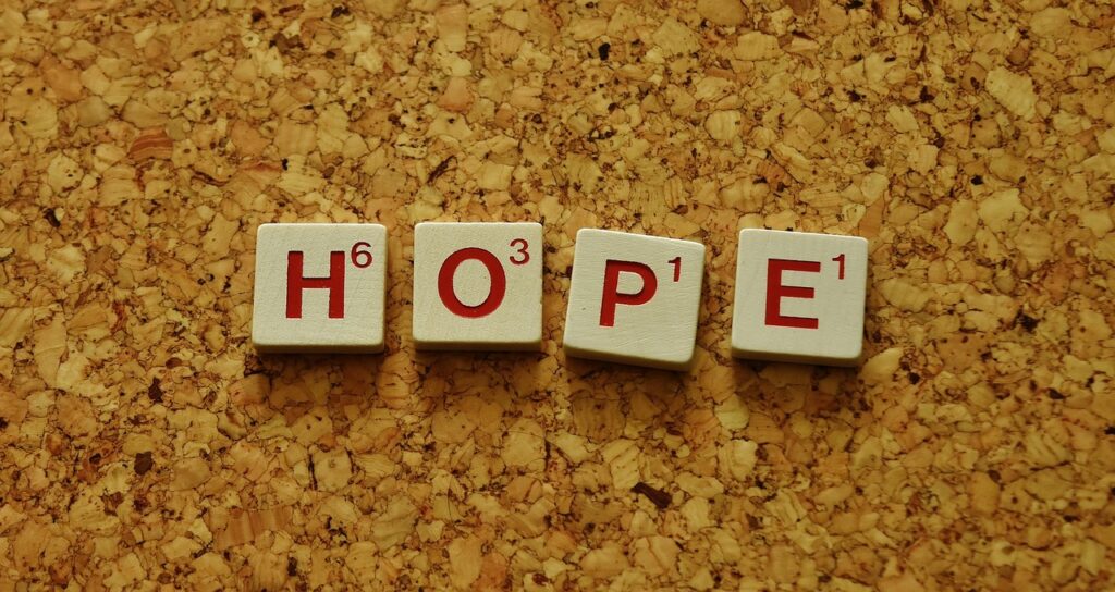 hope, word, letters, don't give up hope, hope, hope, hope, hope, hope