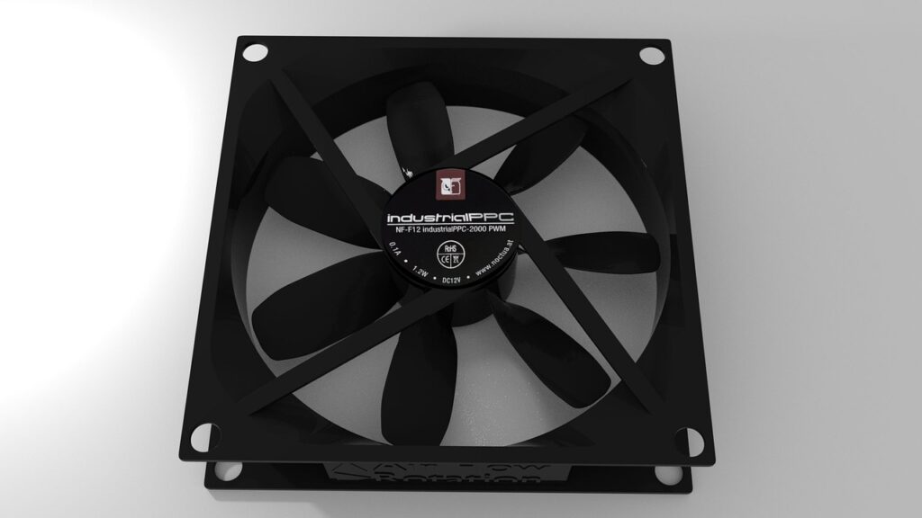 fan, pc, case fan, processor fan