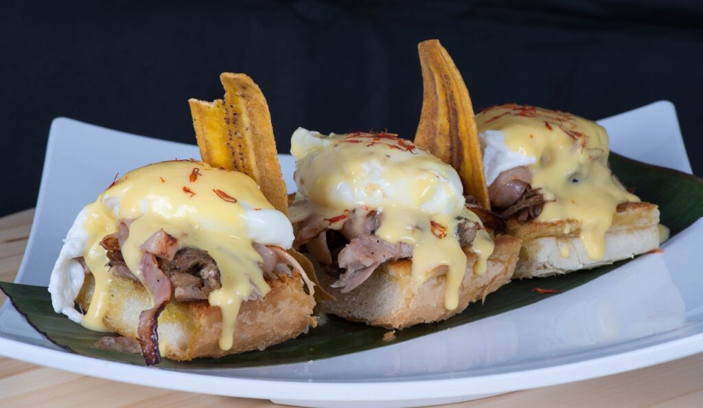 eggs, pork, ham, cuban, food, meat, meal, lunch, sauce, cuisine, dinner, tasty, delicious, ingredient, gourmet, culture, boiled, dish, restaurant, cuban, cuban, cuban, cuban, cuban