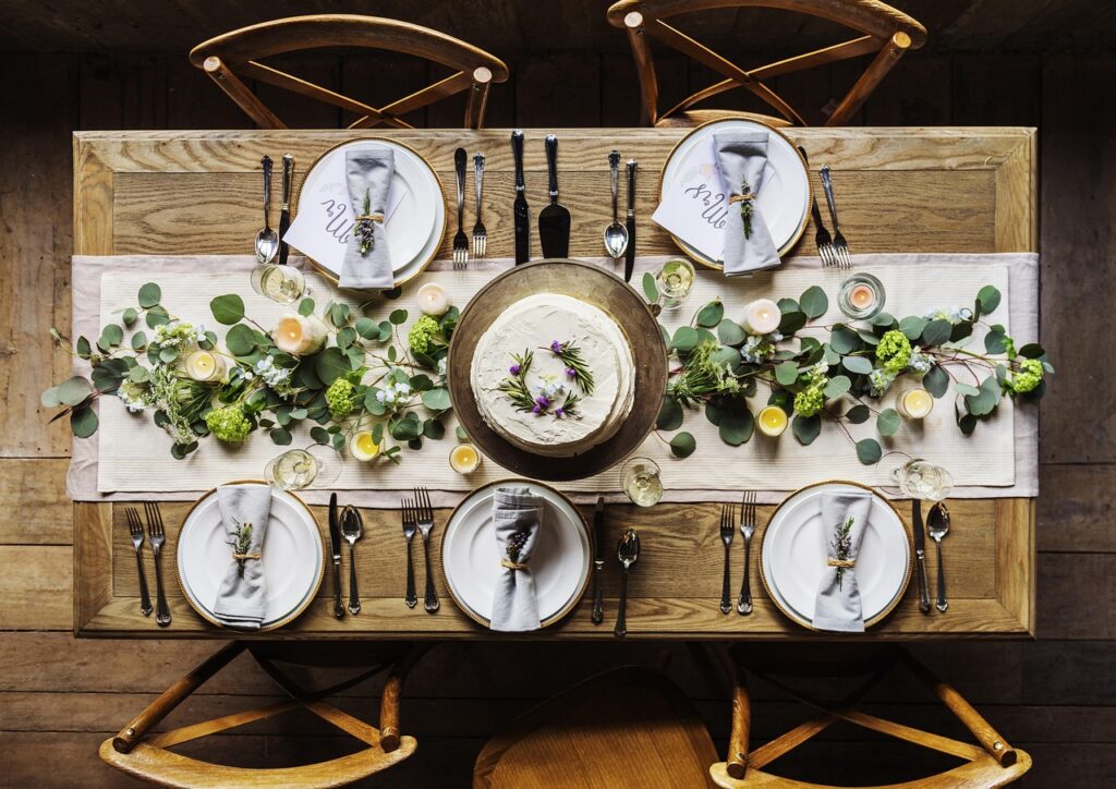 champagne, nature, decoration, dining, dining table, dish, event, beautiful flowers, fancy, flower, flower background, lunch, meal, party, present, restaurant, seats, flower wallpaper, service, setting, silverware, supper, table, tableware, wine, wooden table