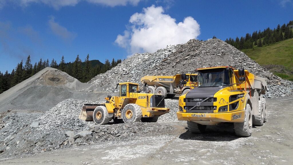 construction site, truck, dump trucks, dump trucks, dump trucks, dump trucks, dump trucks, dump trucks