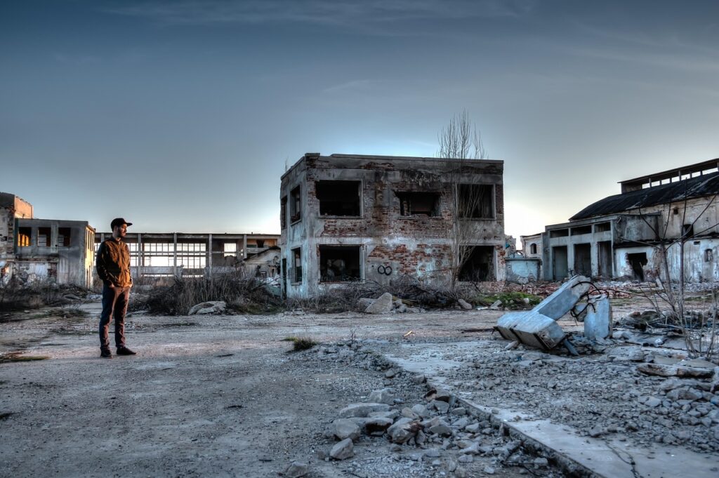 hdr, destroyed area, old factory, desolate, abandoned area, abandoned, old, building, industrial, disaster, zone, chernobyl, nuclear, factory, empty, indurstrial area, conflict area, destruction, concrete, pollution, destroyed building, destroyed, damage, earthquake, catastrophe, destroyed city, ruins, ruined, demolished, blue city, blue building, blue pollution, blue old, blue industry, chernobyl, earthquake, earthquake, earthquake, earthquake, earthquake