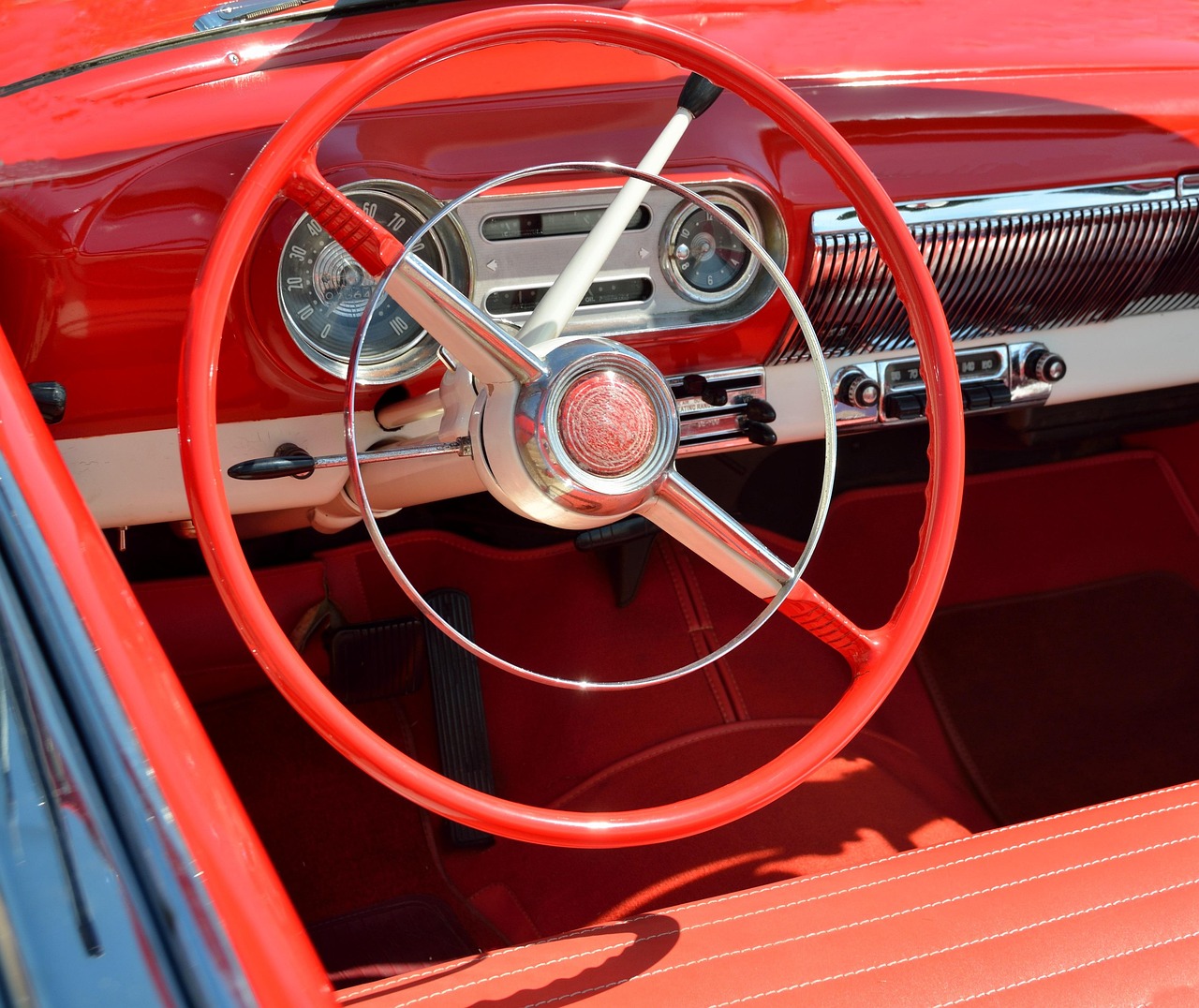 car interior, design, style, car, automobile, dash board, steering wheel, interior, car wallpapers, classic, retro, transport, transportation, auto, automotive, model, nostalgia