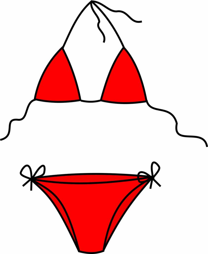 bikini, red, swimwear, female, girl, ladies, clothing, summer, swimming, swimsuit, woman, pool, nature, bow, straps