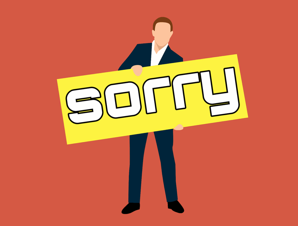 sorry, board, regret, repentance, pardon, please, awarded, forgiveness, forgive, i beg your pardon, marriage divorce, divorce, cartoon character, man, asking for forgiveness, conflict, idea, design, yellow, suit, refused, rejected, rejection, hr, red cartoon, red wedding, red design, red idea, red board, sorry, sorry, sorry, sorry, sorry