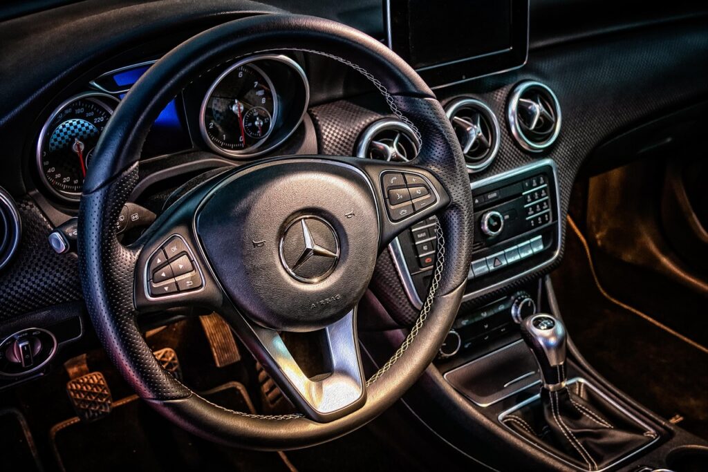 dashboard, car, vehicle, mercedes benz, car wallpapers, steering wheel, automobile, luxury