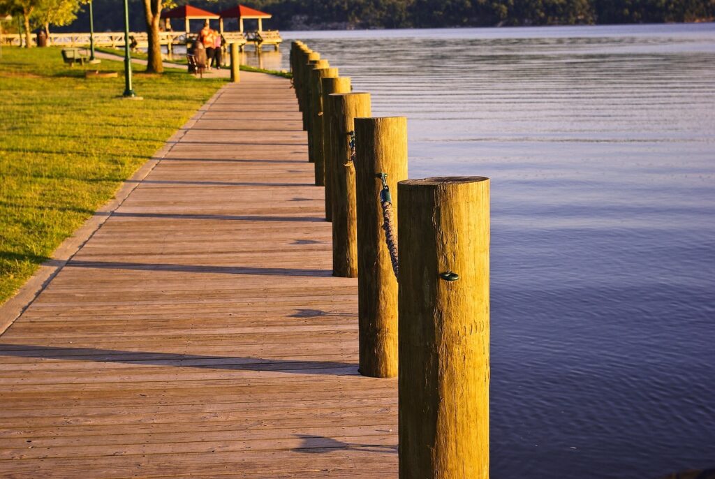 dardanelle state park dock, dock, pilings, nature, pier, water, harbor, piling, marina, piles, boardwalk, still, brown, wooden, waters, outside, dardanelle, state, park, arkansas