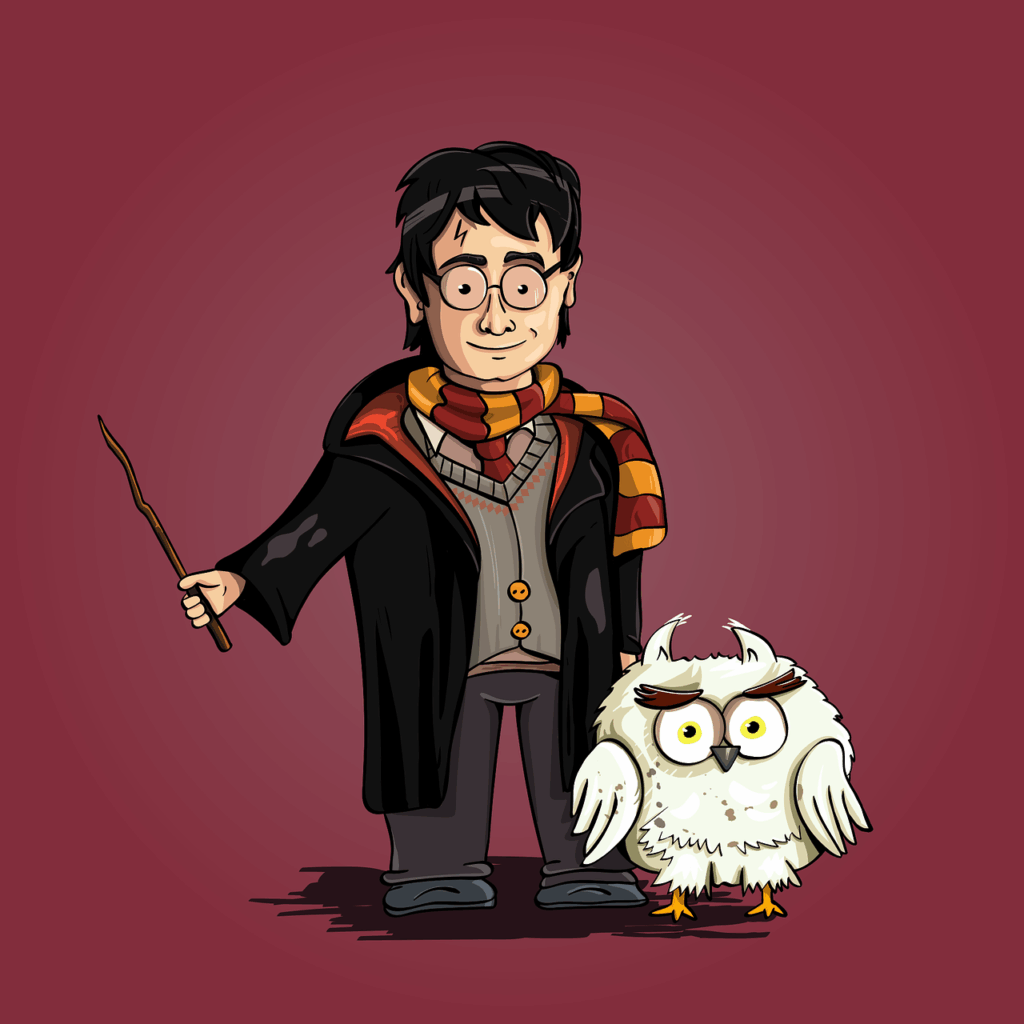 harry potter, fan art, the wizard, owl, magic wand, harry, potter, magic, rowling, mag, the character, cartoony, smile, good, pet, harry potter, harry potter, harry potter, harry potter, harry potter