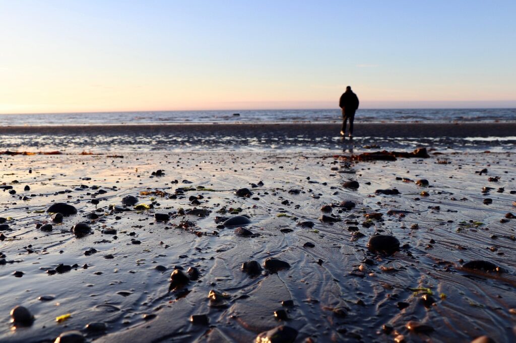 beach, rocks, stones, walk, water, solitude, sea, river, side, sand, summer, sky, nature, holiday, relaxation, travel, landscapes, walk, solitude, solitude, solitude, solitude, solitude