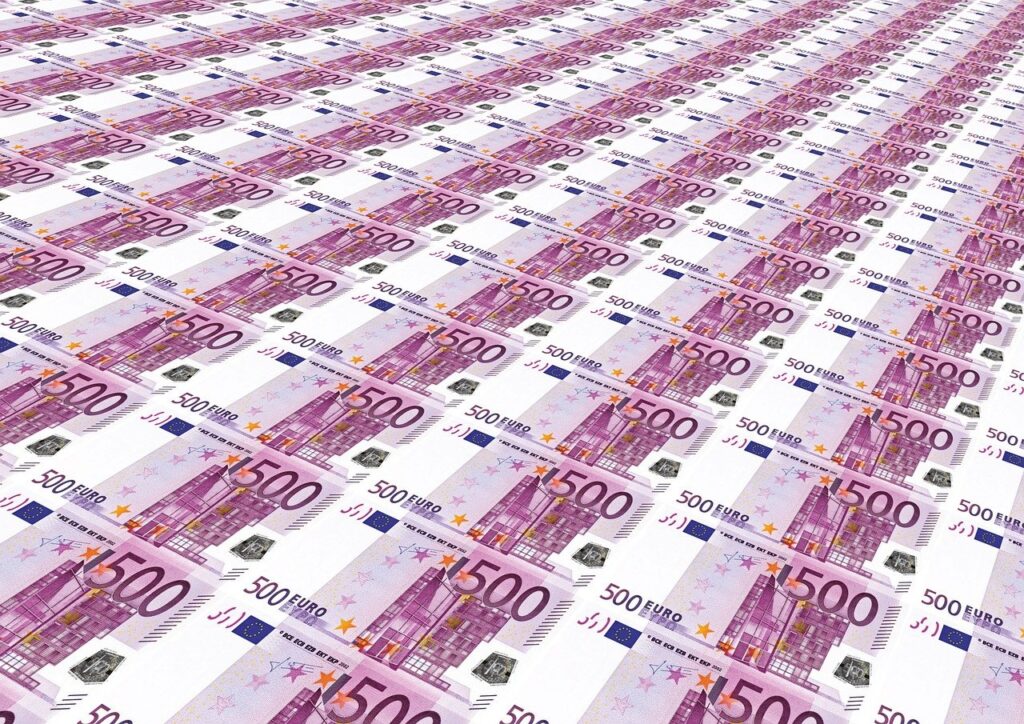 glut of money, 500 euro, euro, stack, money, currency, euro sign, dollar bill, banknotes, paper money, finance, worth, pay, seem, lots, euro, money, money, money, money, money