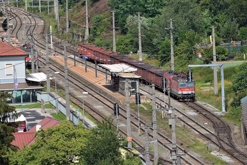 railroad, station, rails, train, platform, stop, train station
