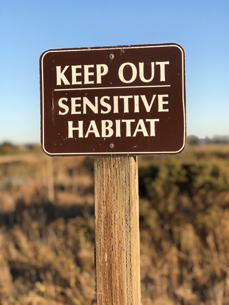sign, nature, habitat, keep out, sensitive, landscape, fall, wetland, keep out, keep out, keep out, keep out, keep out, sensitive, sensitive