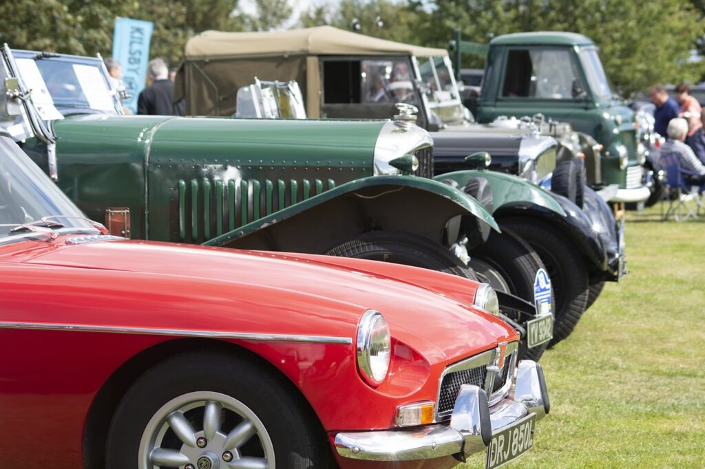 car display, mg, classic, convertible, historic car, automotive, nostalgia, retro, vehicle, vintage