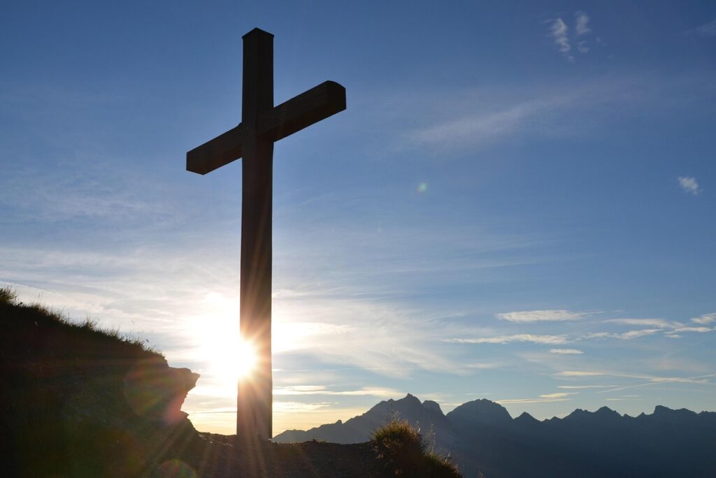 cross, grief, mountain cross, meditation, hope, to die
