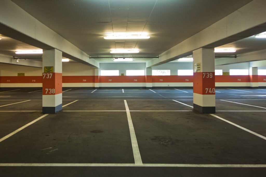 multi storey car park, park, level, park level, parking spot, number, parking space, parking deck, empty, parking spot, parking space, parking space, parking space, parking space, parking space