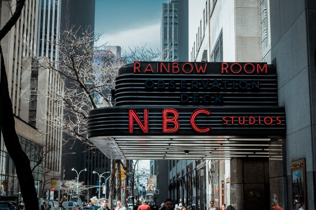 nbc, nbc studios, radio, new york, new york city, nyc, studios, sign, city, buildings, new york street, architecture, urban, lights, radio, new york, new york, new york, new york, new york