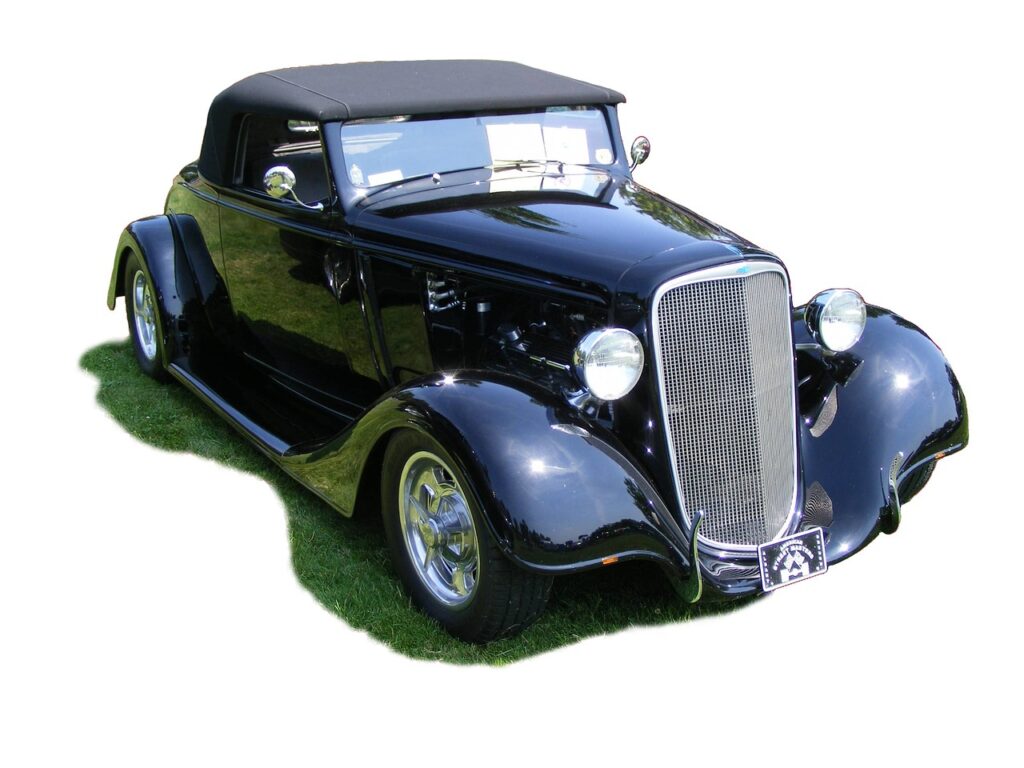 car, oldtimer, chevrolet, cabriolet, convertible, 1934, black, vintage, automobile, restoration, restored, car wallpapers, chev