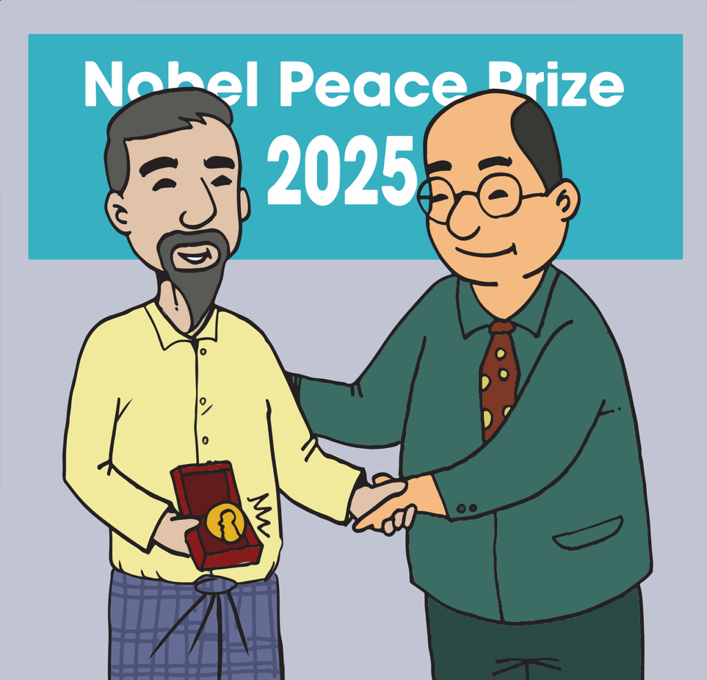 nobel peace prize, winner, myanmar, burma, man, prize, collect, win