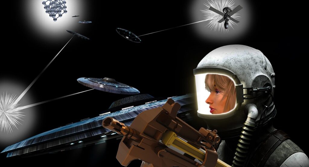science fiction, fantasy, weapons, ufo, warfare, female, warrior, future, mystery, galaxy, surreal, mystical, technology, space space station, flying saucer, space ship, energy weapons, black ufo, science fiction, ufo, ufo, warfare, warrior, warrior, flying saucer, space ship, space ship, space ship, space ship, space ship